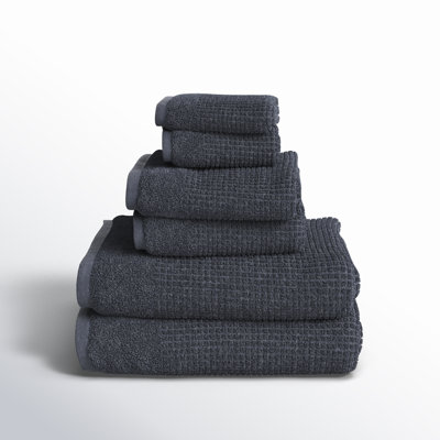 Earline 6 Piece Turkish Cotton Towel Set