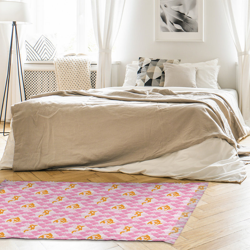 Tapis rose / beige Mcguigan, Non