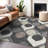 Premium Machine Washable Lisse Gray Rug-1046813337