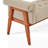 Elegant Linen Tufted Ottoman