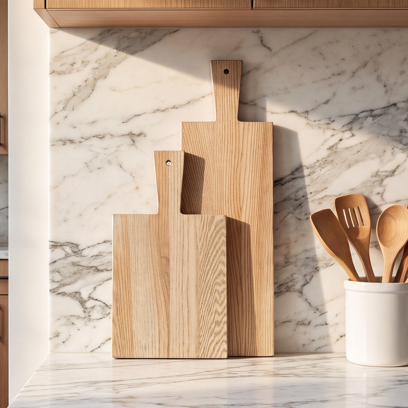 Pantry Ash Wood Cutting Board, Large: 20" X 5.75", Gray