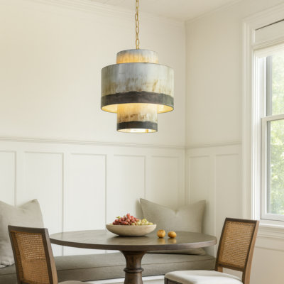Grand luminaire suspendu 4 lumières Cannery