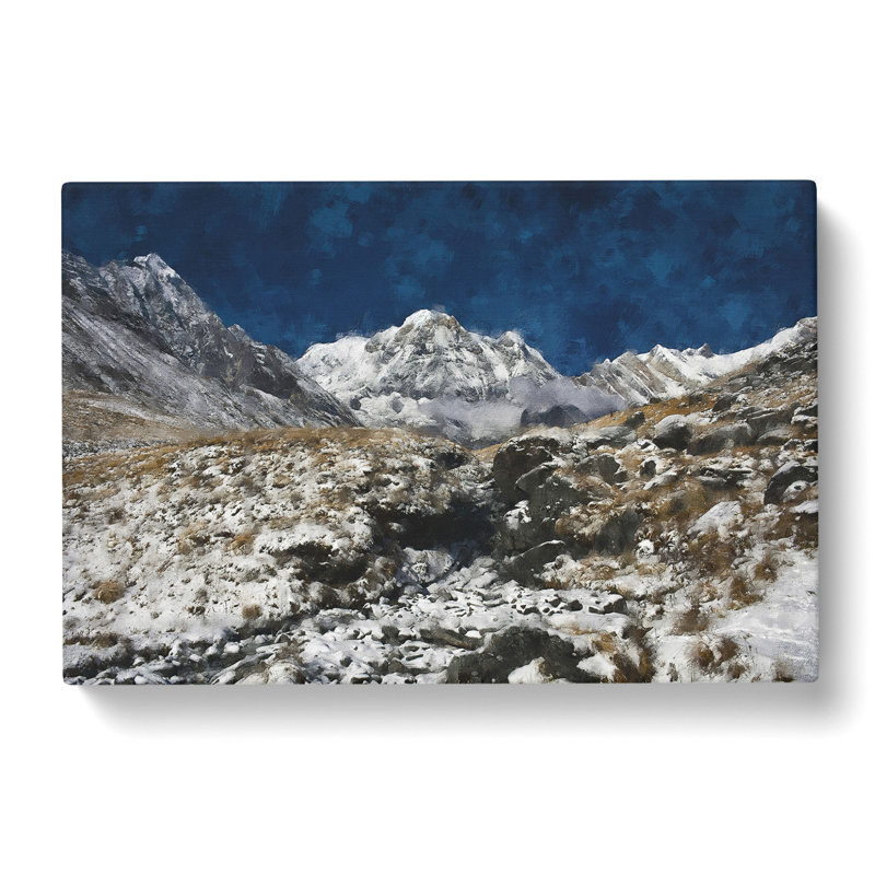 The Annapurna Sanctuary In Nepal - Wrapped Canvas, 35cm H x 60cm W x 3cm D