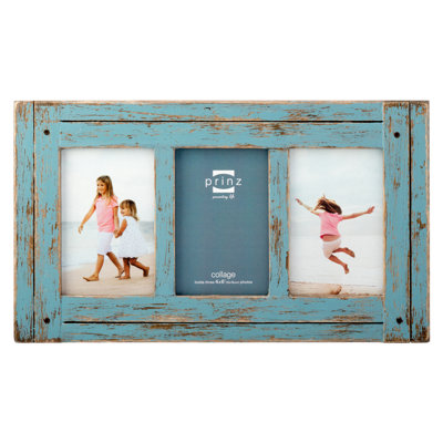Oxley Wood Plank 3-Opening Collage Picture Frame