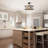 Kinman Glass Semi Flush Mount