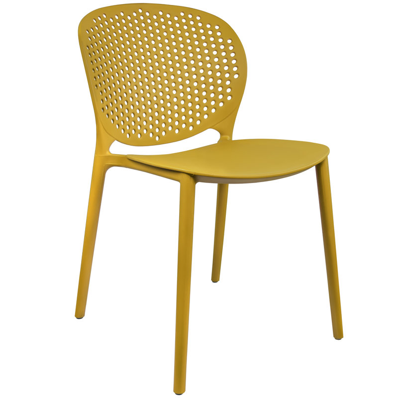 Chaise de salle à manger Bohemian Ecletctique, Jaune