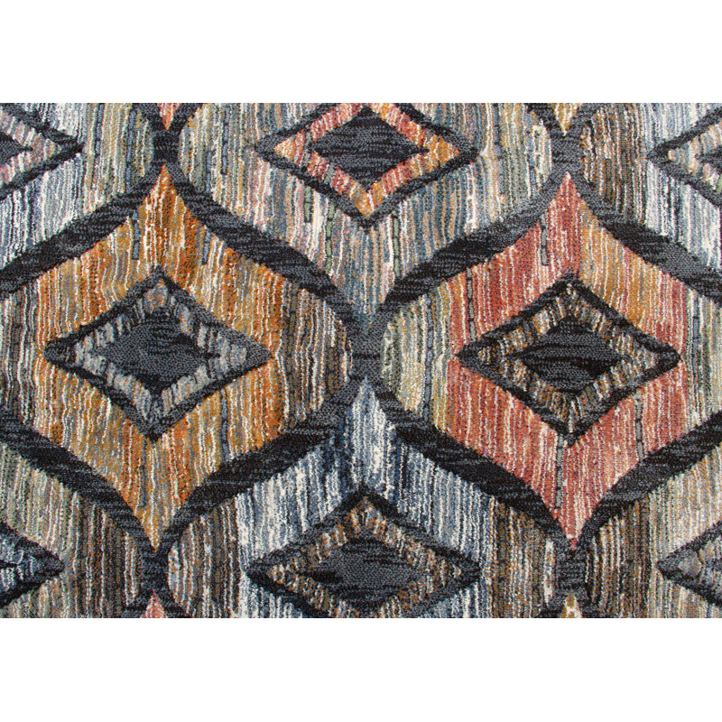 Oeste Geometric Flatweave Area Rug, Rectangle 160 x 230cm