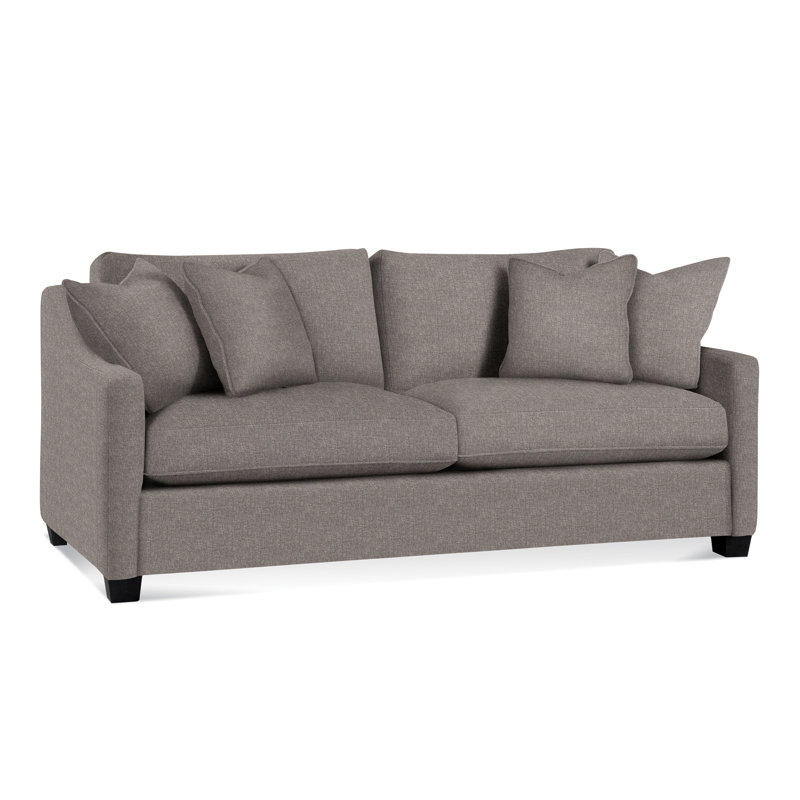 Oliver Sofa, Blue Buffalo Check; 0120-61, Black 