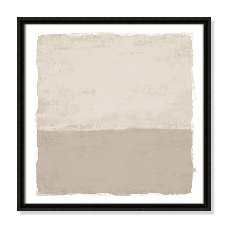 «Silent Sands II» par Natalie Carpentieri, Espresso, H 17,5 po x l 17,5 po