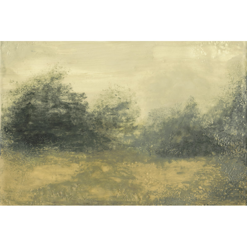 Summer View I by Sharon Gordon - Wrapped Canvas Painting, 30 cm H x 46 cm W, Black Floater Framed