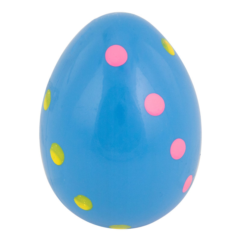 Paquet de 6 œufs de Pâques colorés 3,25 po