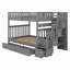 Bunk Bed With Shelves And Storage Drawers-440229980
