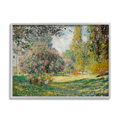 Jardin de fleurs impressionniste