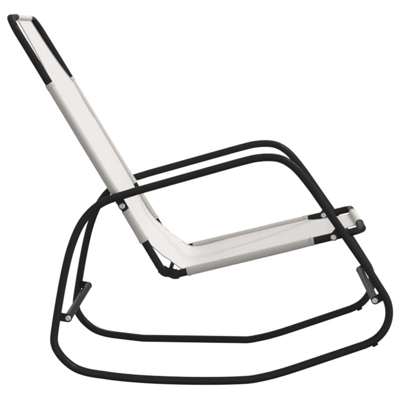 Darweshi Steel Outdoor Chair, Cream