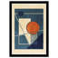 «Rising Sun» par Hatcher and Ethan - Reproduction d'art graphique sur papier encadré