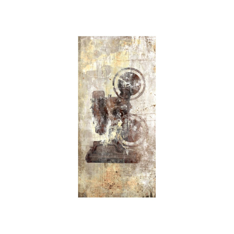 Action III Print by Zoey Riley, 50" H x 24" W, Knife Gel