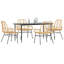 Patio Dining Set with Rectangular Table-1468328965-1468328963