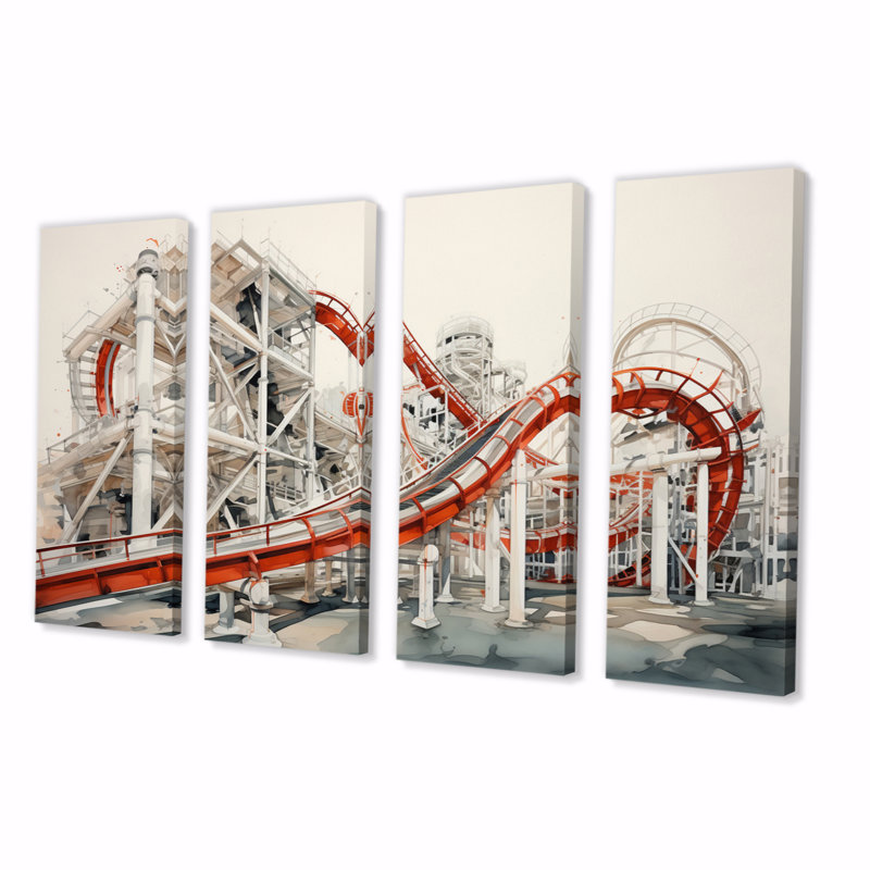 " Rollercoaster Symphony II " 4 - Pieces