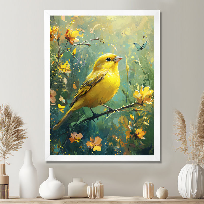 Finley - Animals Wall Art, 32" H x 16" W, Reproduction encadrée d'une seule photo, White