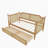 Traditional Style Rattan Daybed with 2 Drawers for Limited Space-46093922-46093916