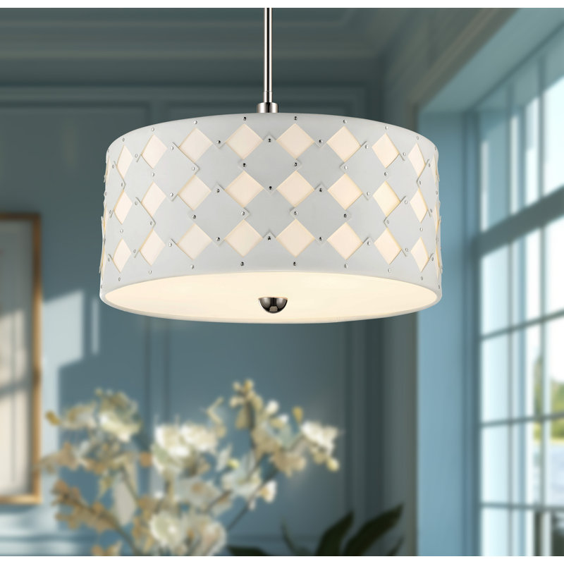 Patchwork - luminaire suspendu 3 lumières 22 po
