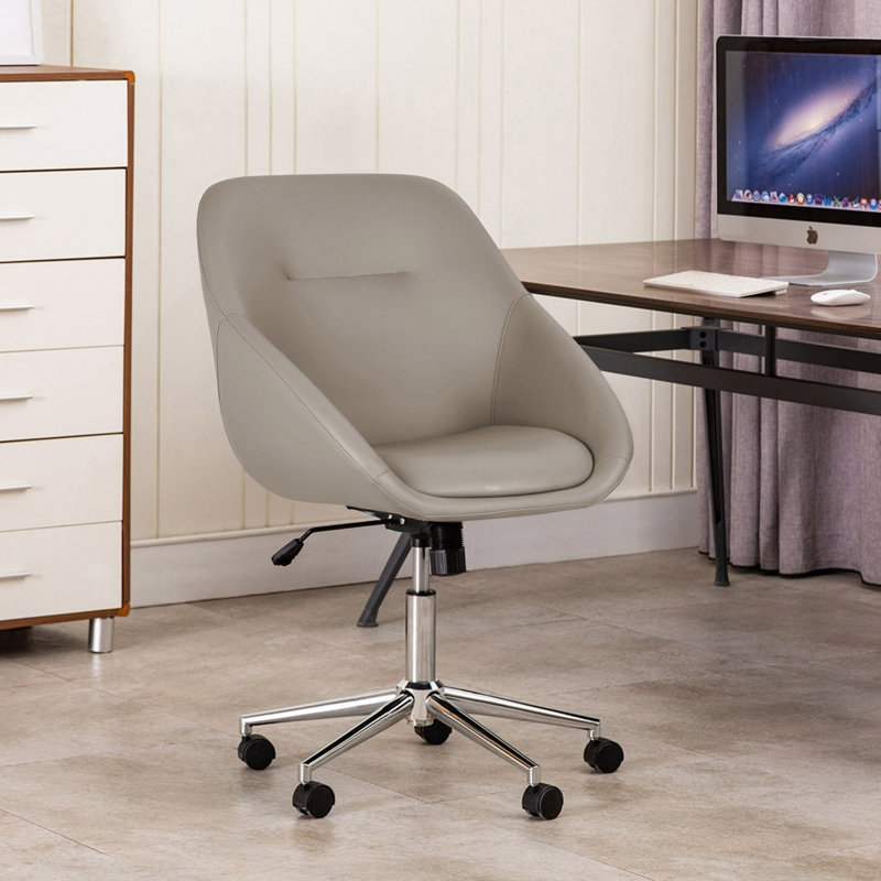 Orren Ellis Mcdougall Polyurethane Task Chair, Tan