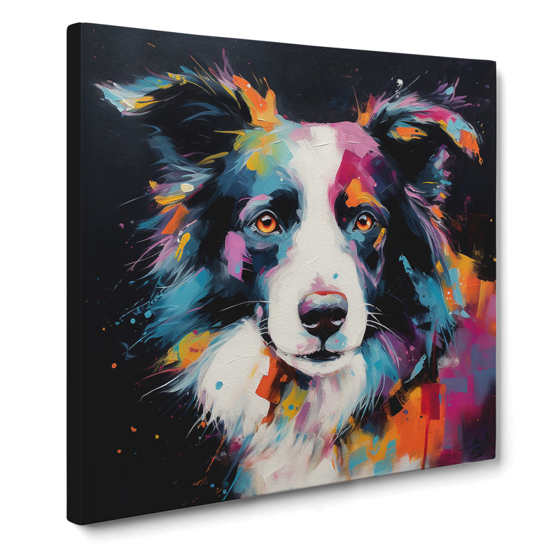 Modern Wall Art - Wrapped Canvas - Framed Print, 50cm H x 50cm W x 3cm D