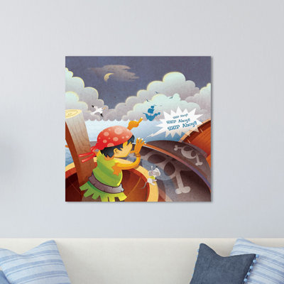 Ship Ahoy! - Graphic Art on Canvas