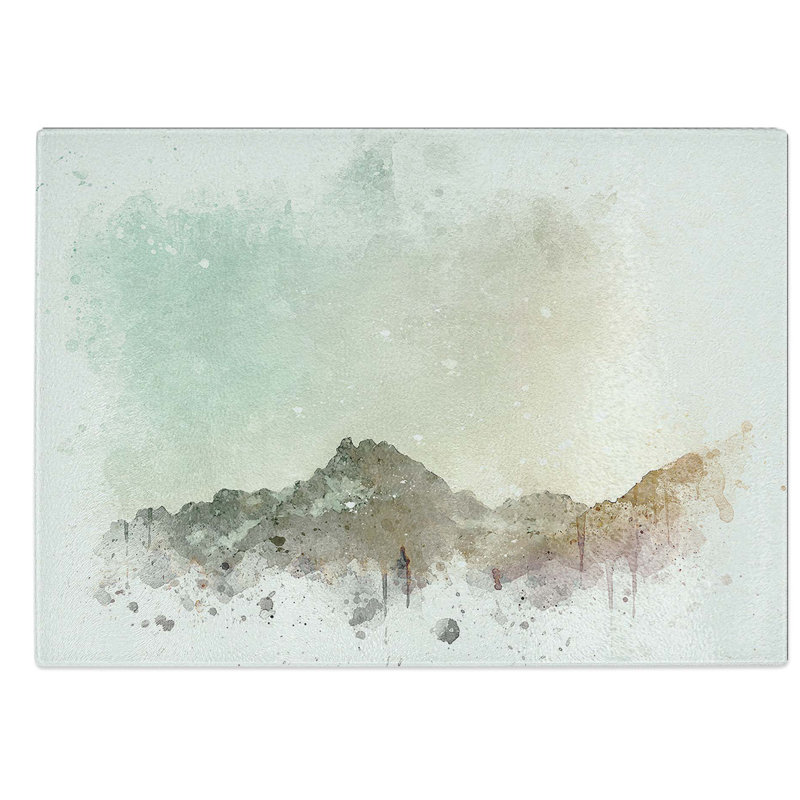 Glass Forest Before The Mountain in Abstract Chopping Board, 39 cm W x 28.5 cm L