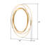 Miroir mural rond en métal Ansley-1430476886