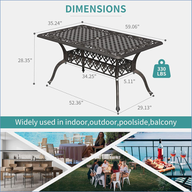 Metal Dining Table