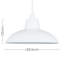 12.2cm H Metal Bowl Pendant Shade ( Clip On )-1048060208