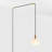 Meagan Oval II Plug-In Pendant In Brass