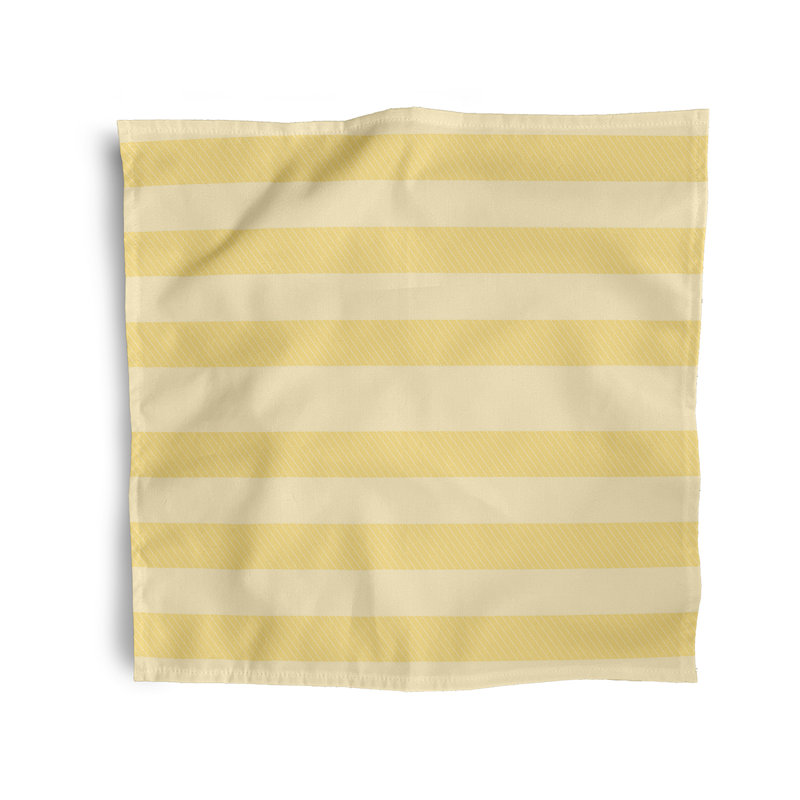 Jaoquim Bold Stripes Napkins, Yellow