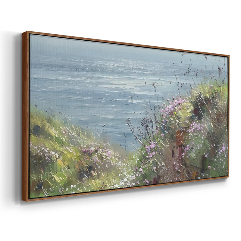 Série paysage - DCC XXIX - Toile tendue avec châssis tendue, prête à être accrochée, Noyer, H 21 po x l 41 po