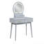 Ensemble de coiffeuse avec miroir et tabouret-130149719