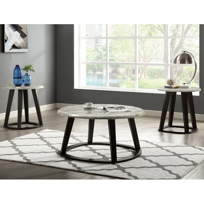 Brayden Studio® Acropolis 3 - Piece Living Room Table Set | Wayfair