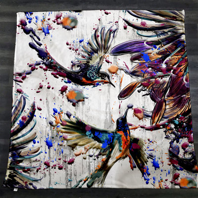  Jeté Paint Splatter Birds