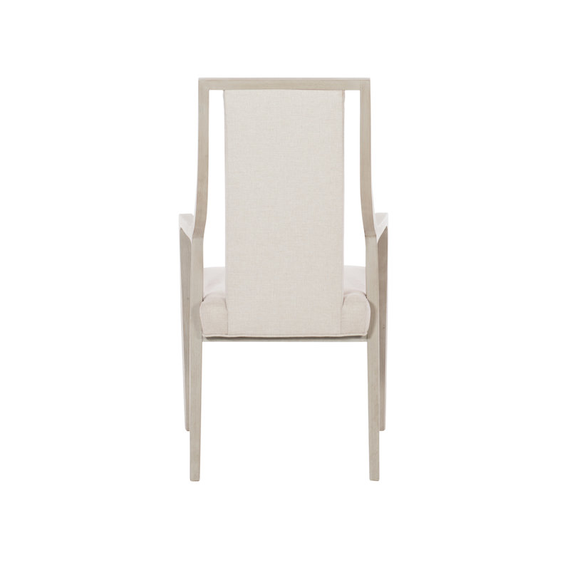 Axiom Upholstered Arm Chair in Ivory