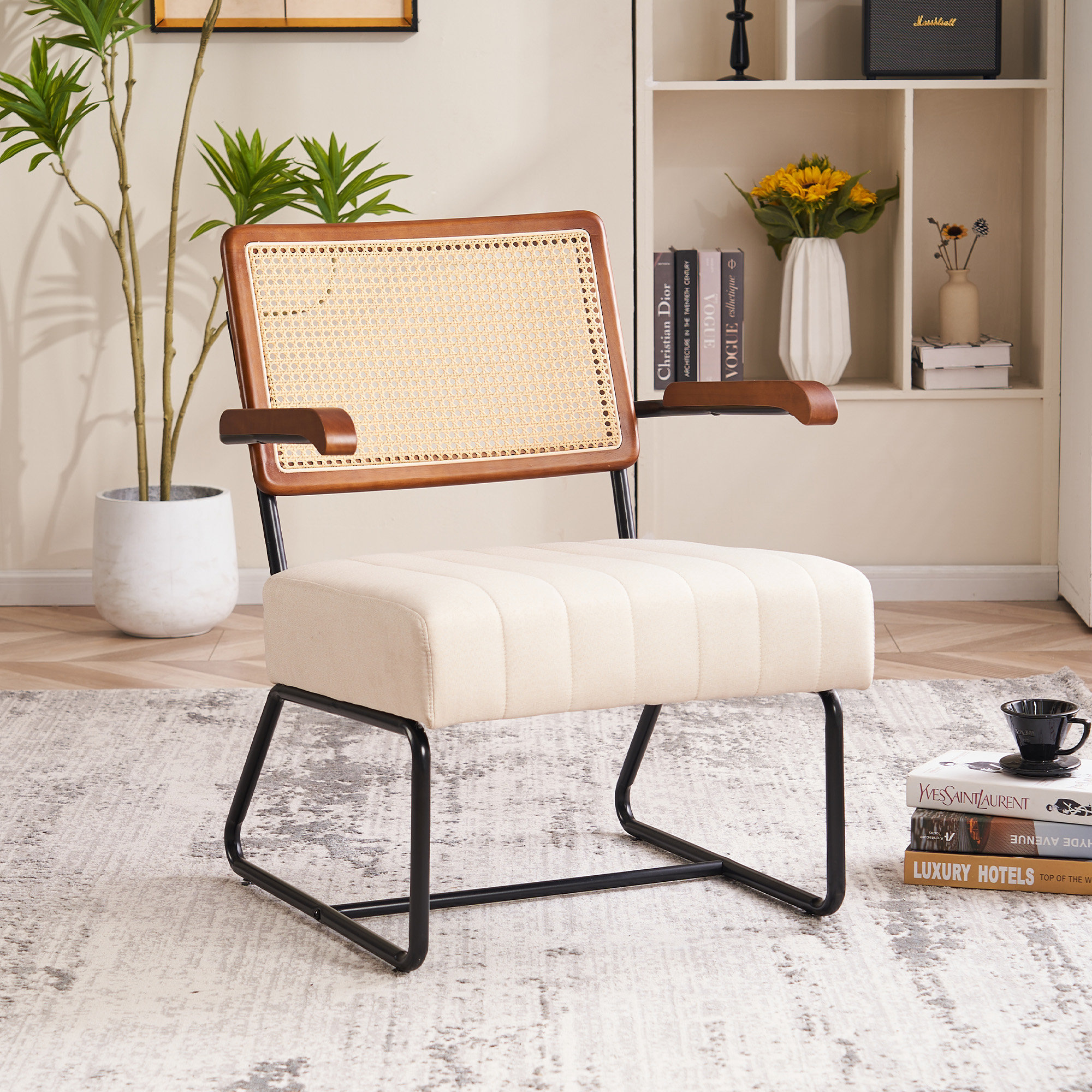 Bay Isle Home Aarna Slipcovered Armchair & Reviews | Wayfair