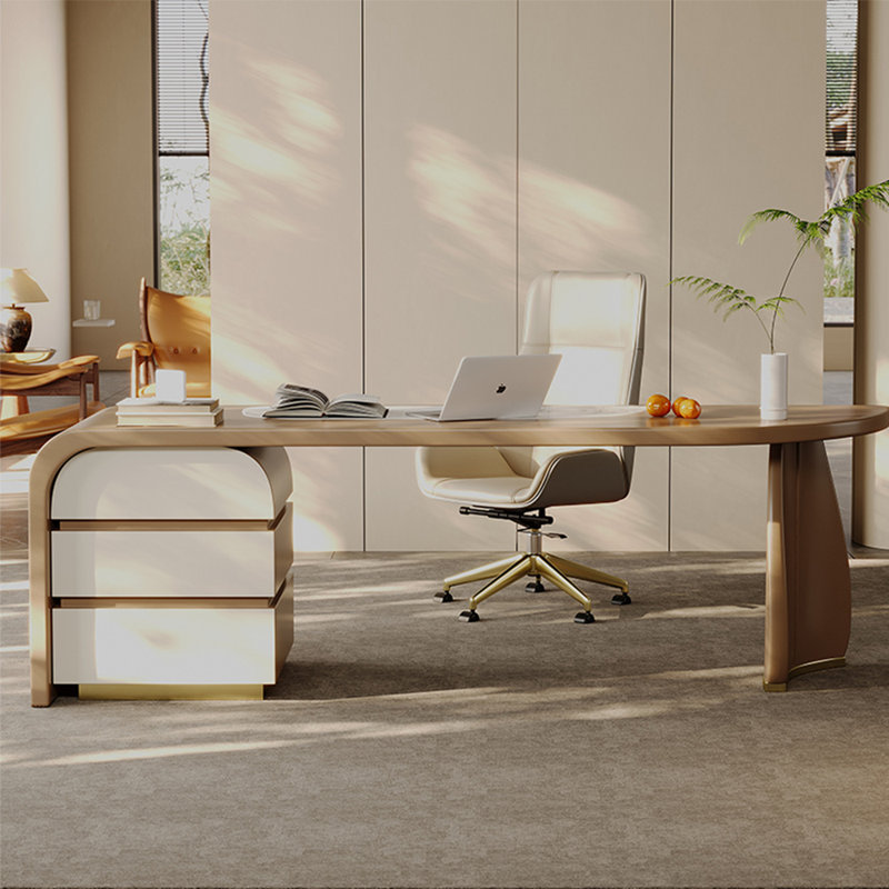 Bureau moderne de style caractéristique, H 29,53 po x l 62,99 po x P 31,5 po