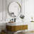 Wall Mirror Deep Framed Bathroom Mirror Wall Mounted Round Mirror,-565746246-565746363