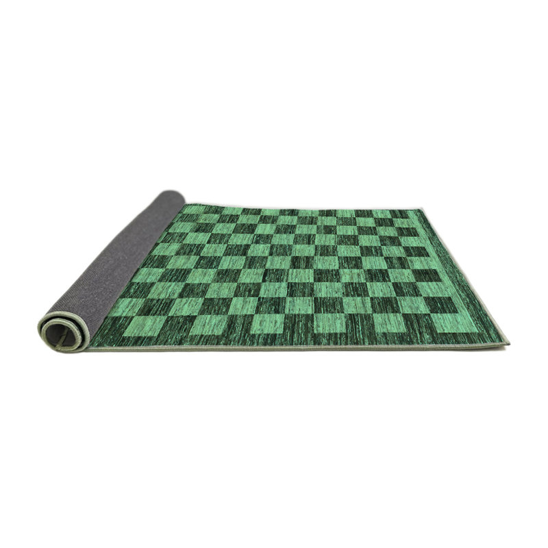 Checkered Indoor Rug, Round 5'