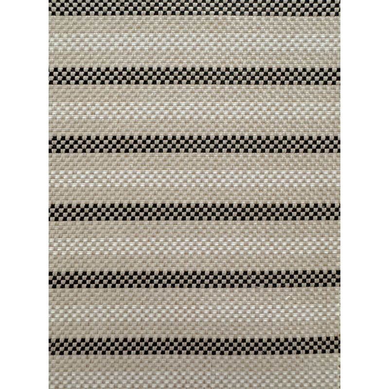 Classic Grey Marina Stripe Indoor Outdoor Pillow 24x24, Black, Rectangle 14"H x 20"W, Pillow Cover Only - No Insert