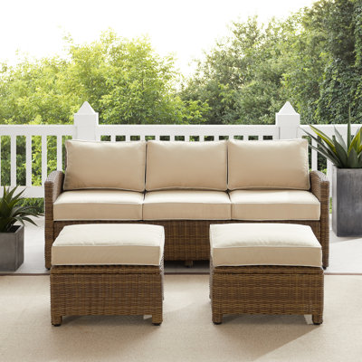 Patio Sofa with Cushions