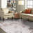 Mahurin Machine Washable Soft Plush Modern Abstract Non-slip Foldable Rug Brown-1160934547