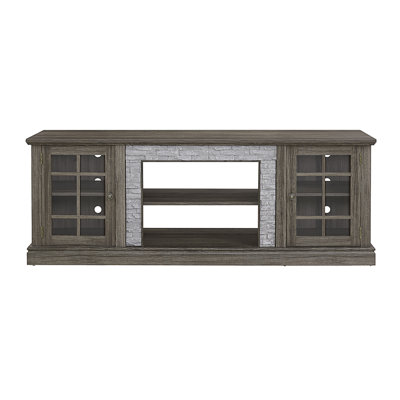 70" Modern TV Stand With 2-Door Storage
