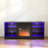 Abertamy 21 Tv Stand Electric Fireplace, Adjustable Glass Shelves, Led Lights, Port, White, Fits 32 - 62" Tvs, 58''W*15.5''D*24.4''H With Realistic Flame Appearance, Charging Socket, For-1691993561