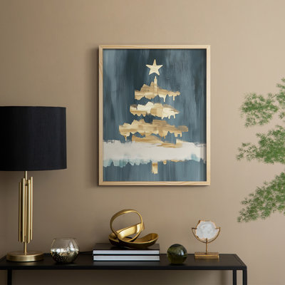 Christmas Holiday Art CXCVIII Framed Print - Solid Wood