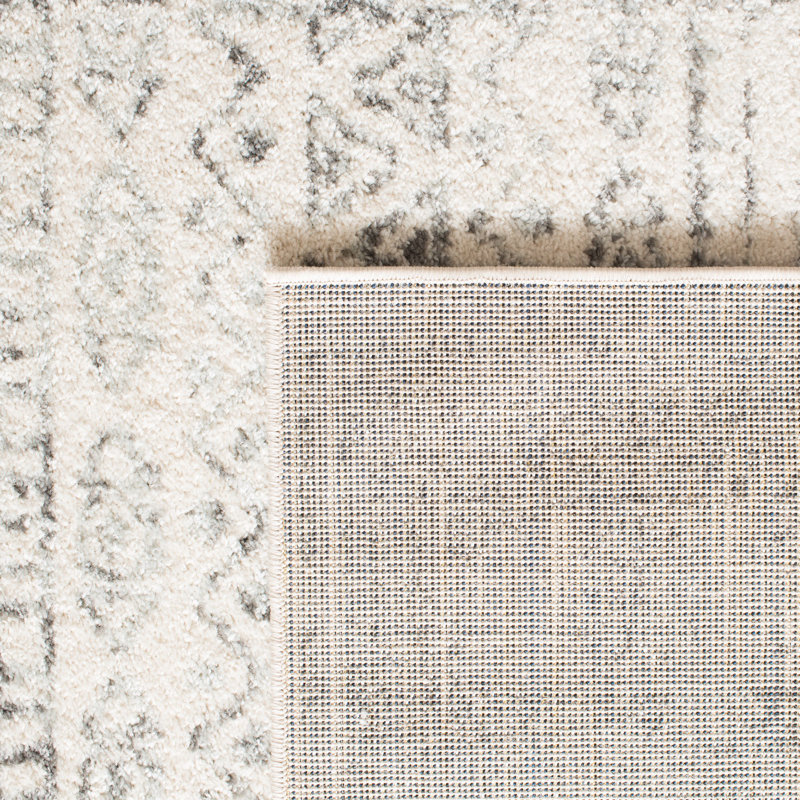 Tapis ivoire / gris Blackhill Southwestern, Rectangle 2 pi x 5 pi